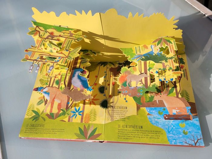 Superbe livre pop-up Dessus/Dessous Dinosaures et animaux préhistoriques (69) - photo numéro 9
