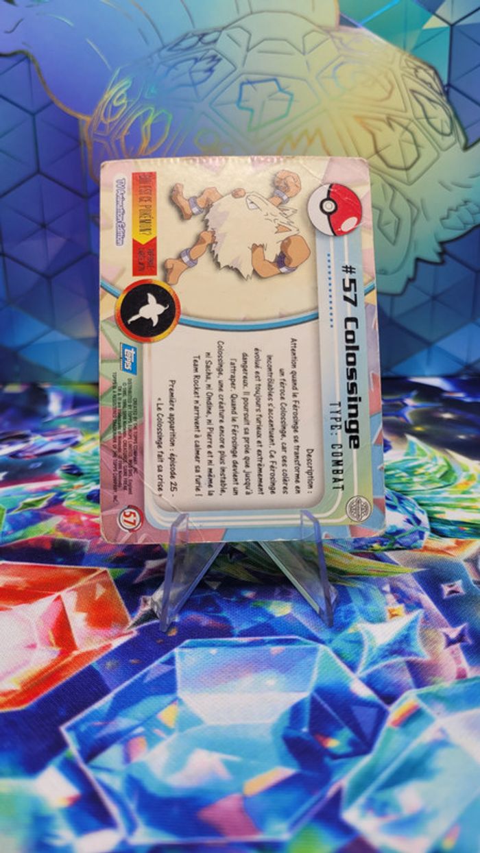 Carte Pokémon Topps n°57 Colossinge Series 1 FR - photo numéro 2