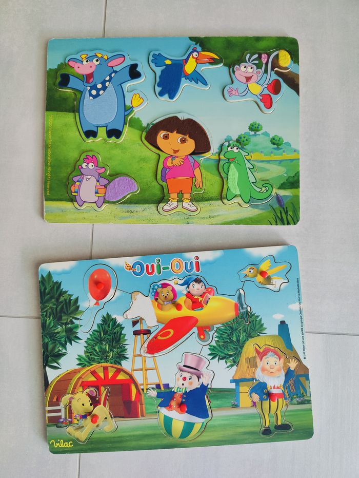 Puzzles Dora et Oui-Oui
