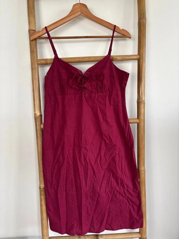 robe bordeaux pourpre camaïeu taille M