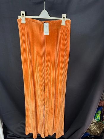 Superbe, pantalon, rouille velours, côtelé, taille L