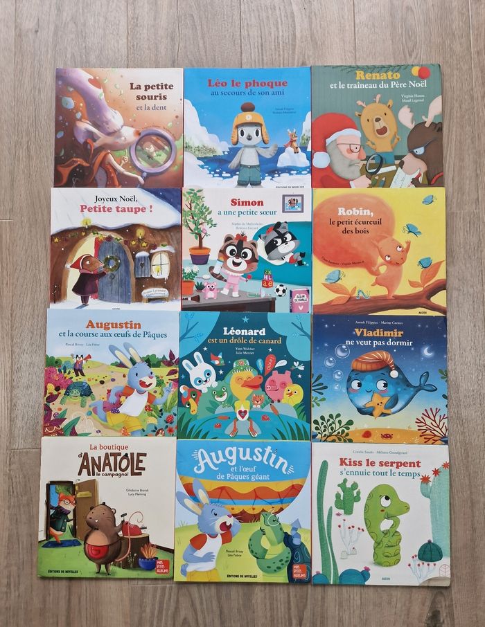Lot de 12 livres enfant mes ptits albums