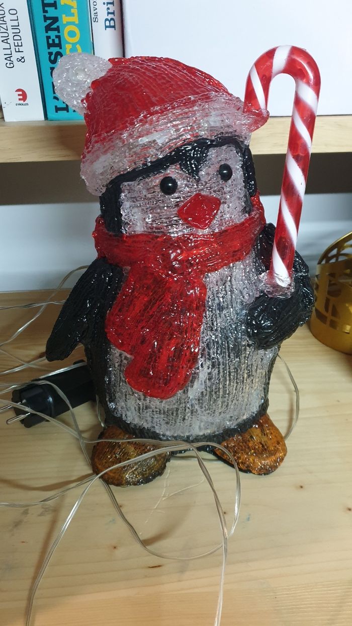 Pingouin lumineux Noël - photo numéro 2