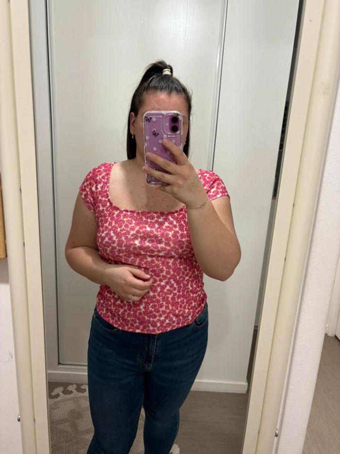 T shirt à fleurs - photo numéro 2