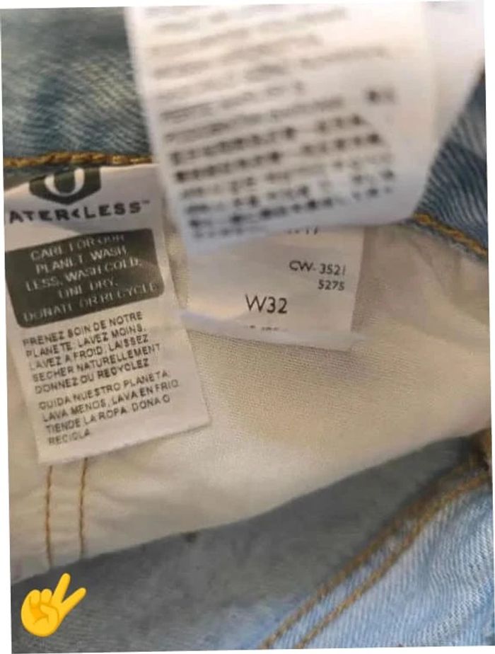 Short Levi's 501 W32 FR42 Bleu Femme Women SHO171b - photo numéro 6