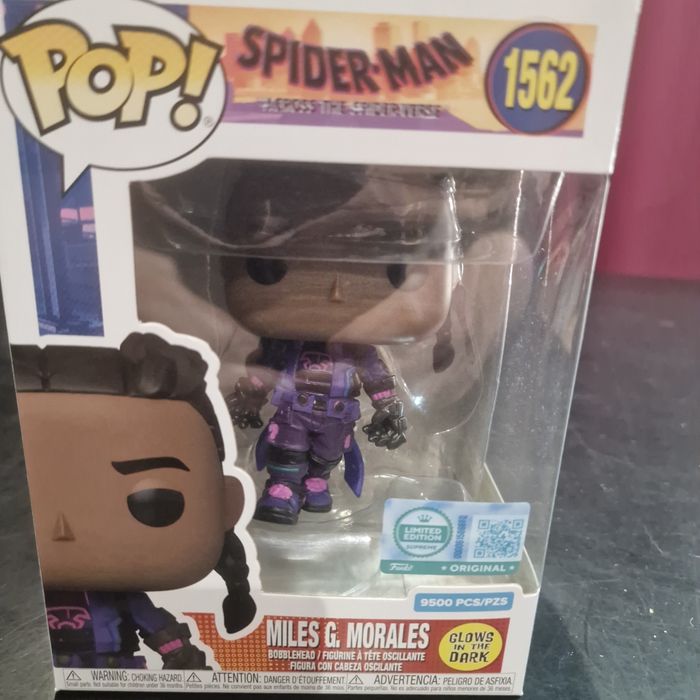 Funko Pop #1562 Miles G. Morales (Spider-Man Across the Spider-Verse) — Neuve, jamais ouverte
