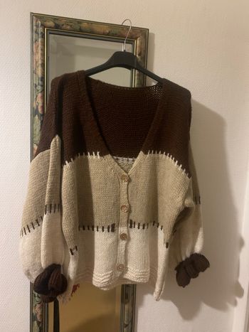 Pull col v coloré tendnacd