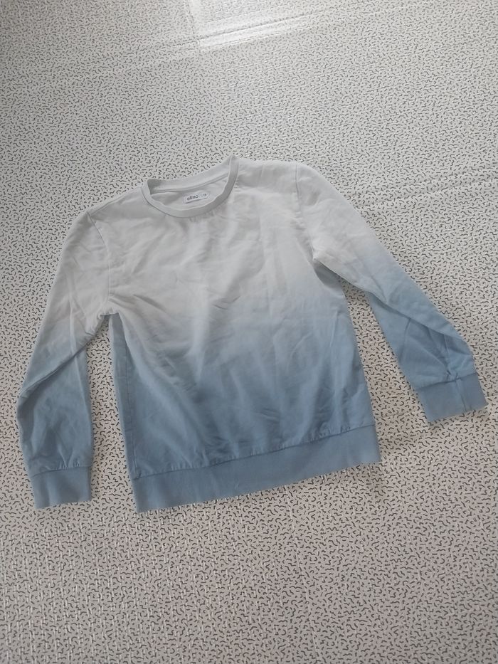 Sweat dégradé bleu/blanc – Gémo – 10 ans