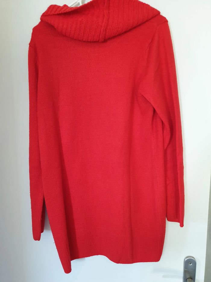 Pull long rouge - photo numéro 2