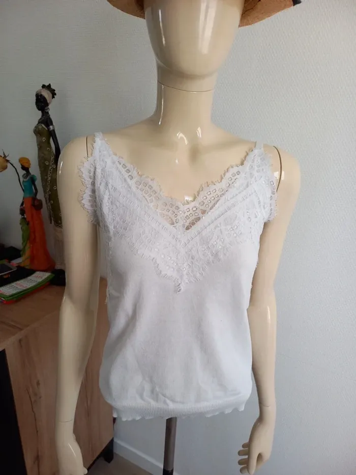 Débardeur blanc T.M - photo numéro 2