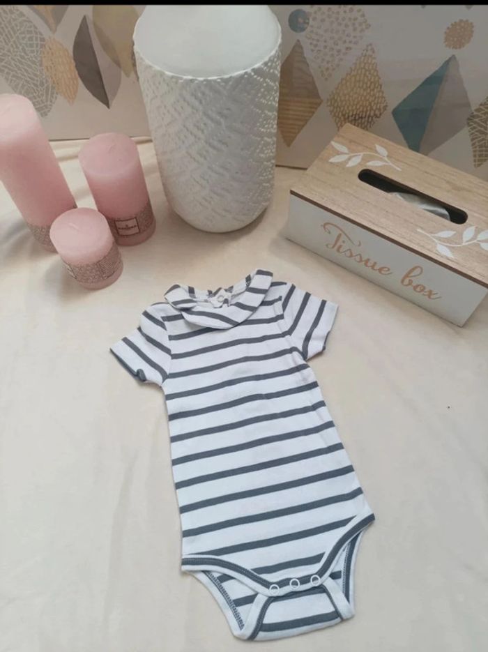 Body manches courtes neuf Sucre d'Orge fille 6 mois