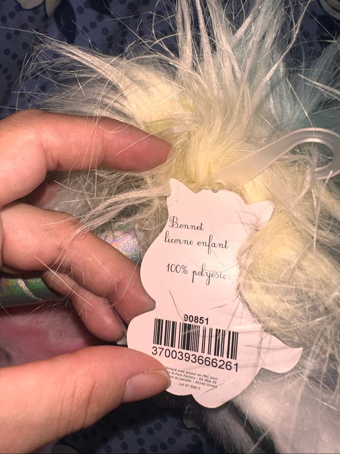 Bonnet licorne taille unique enfant - photo numéro 5