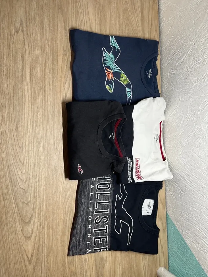 Lot de 4 T-shirt Hollister - taille S