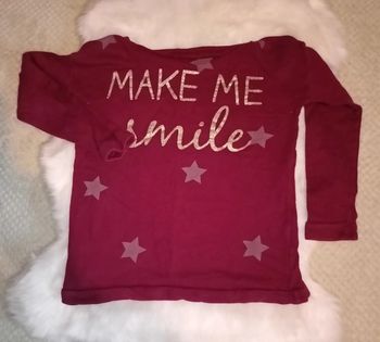 Pull motif pailleté fille