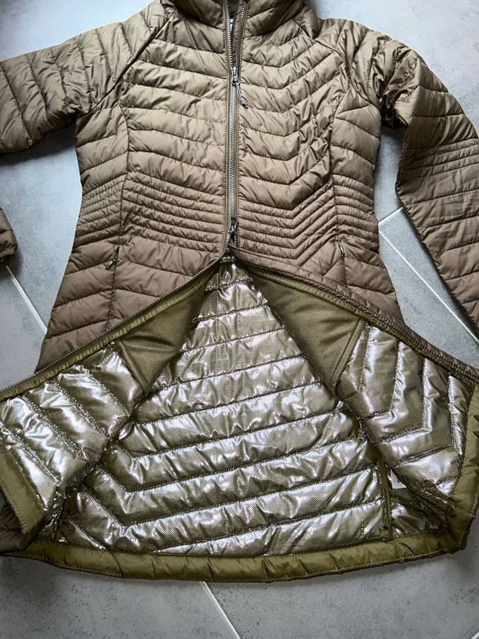 Doudoune femme kaki Mi-Longue à Capuche Powder Lite Columbia - photo numéro 8