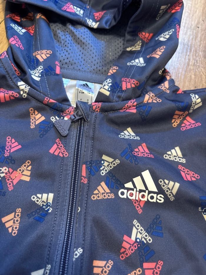 Ensemble Adidas Futur Icons Shiny Graphic mixte 9-12mois - photo numéro 3