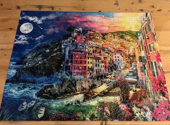 Puzzle 2000 pièces la cinquième terre coloré 