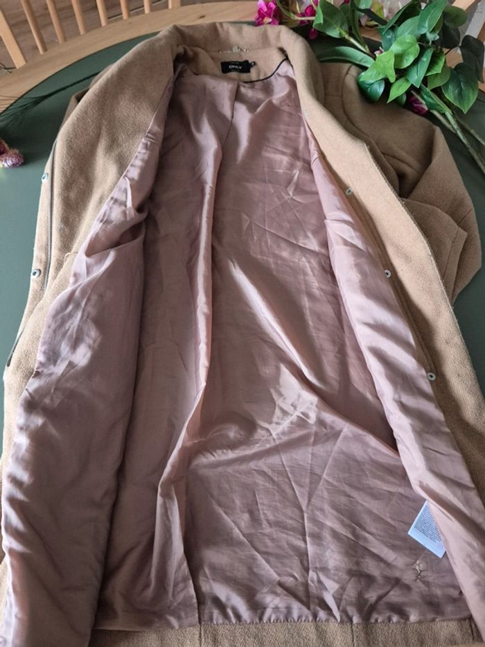 Manteau marron clair only taille M - photo numéro 8