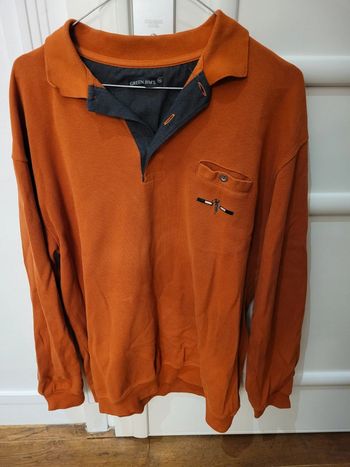 Pull orange brique - Vintage