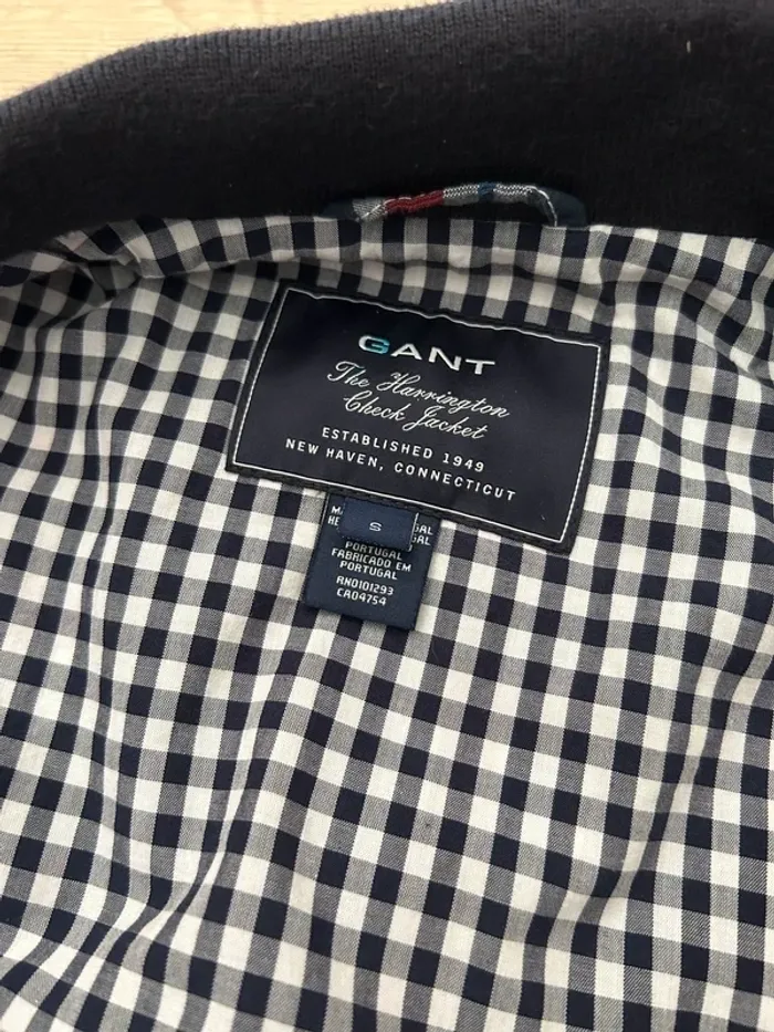 Veste Harrington Gant - Motif tartan - Taille S - Très bon état - photo numéro 4