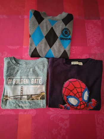 Lot de 3 pulls 6 ans