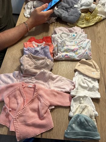 Lot vêtement naissance