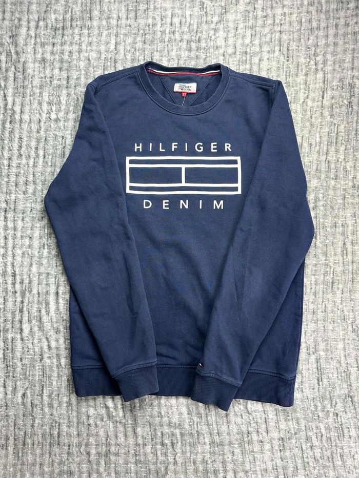 Sweat Tommy Hilfiger Denim - taille L - bleu marine