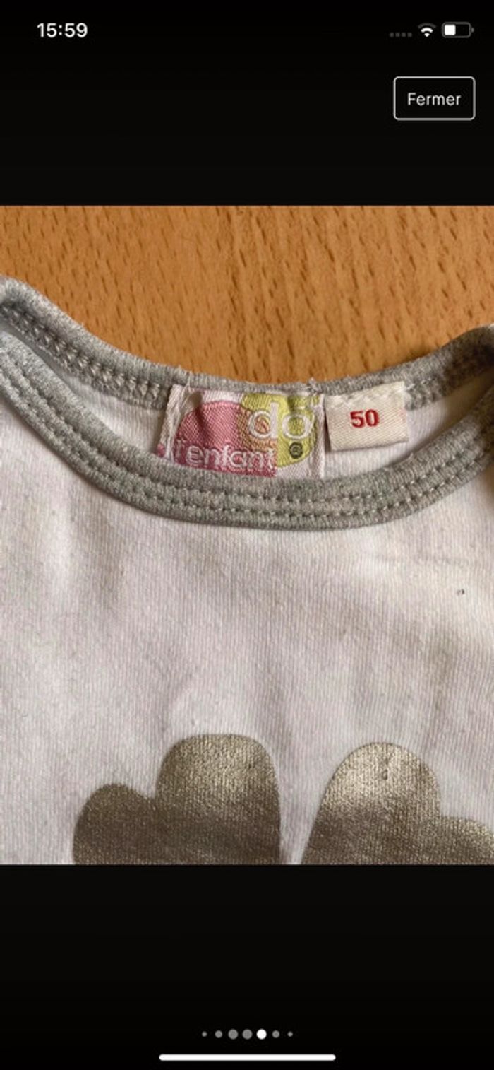 Lot de 4 pyjamas/grenouillères d’été T. naissance garçon TBE - photo numéro 17