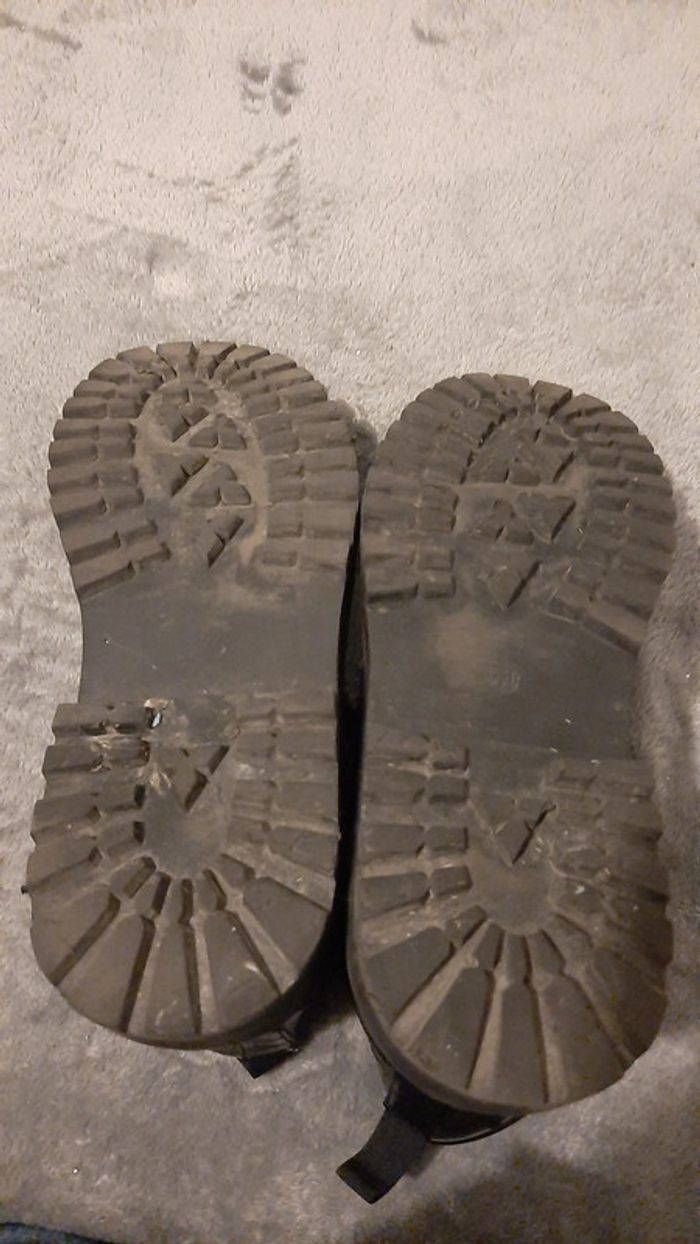 bottines à lacets effet lézard - photo numéro 4
