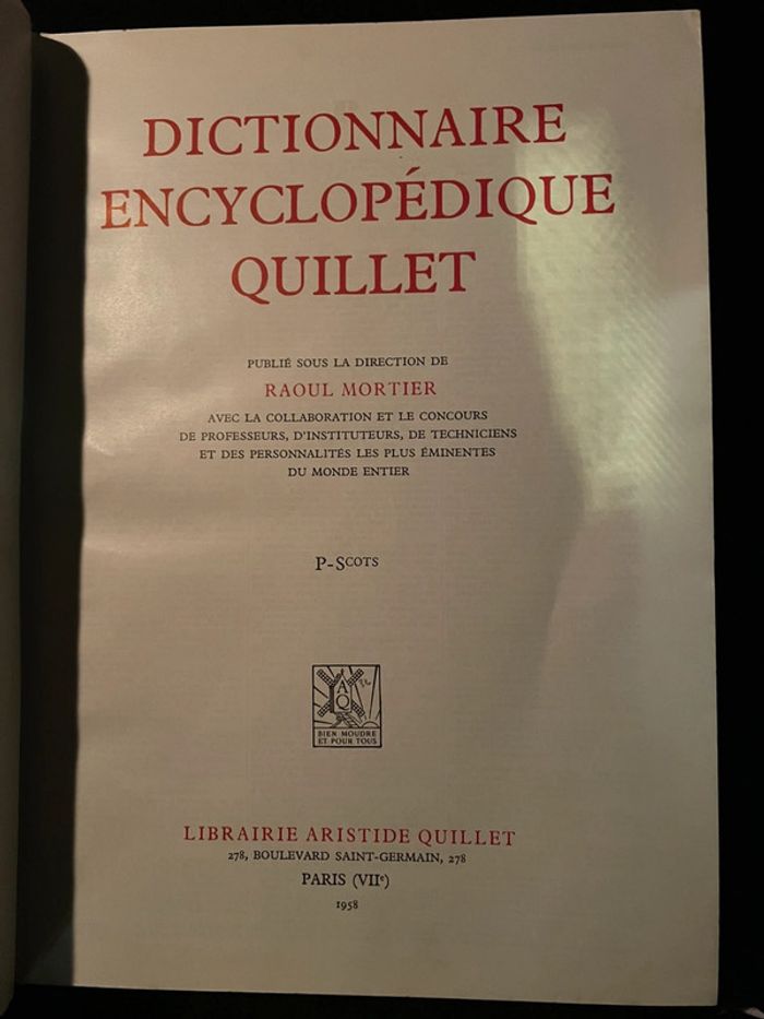 Dictionnaire 1958 - photo numéro 4
