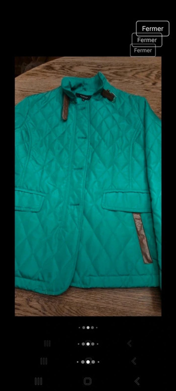 Veste coupe vent verte Clarina taille 42 - photo numéro 16