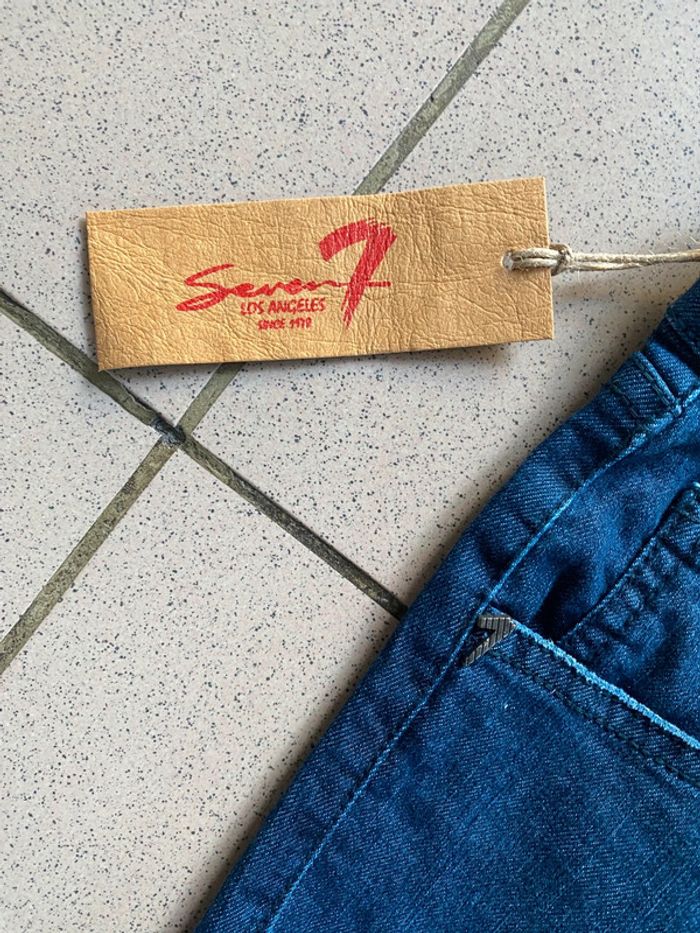 Pantalon en jean Seven 7 Los Angeles taille 24 soit 32 34 peut convenir à un 12 14 ans Neuf - photo numéro 3