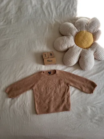 Pull vieux rose rentrée Septembre automne hiver