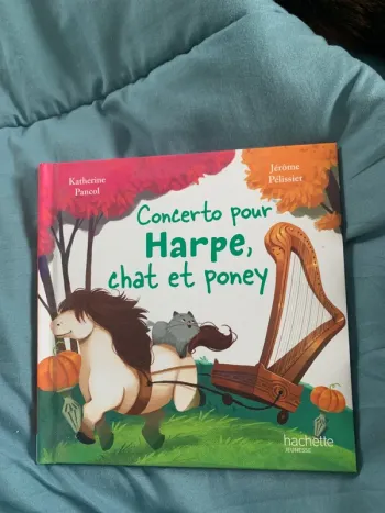 Livre Concerto pour Harpe, chat et poney