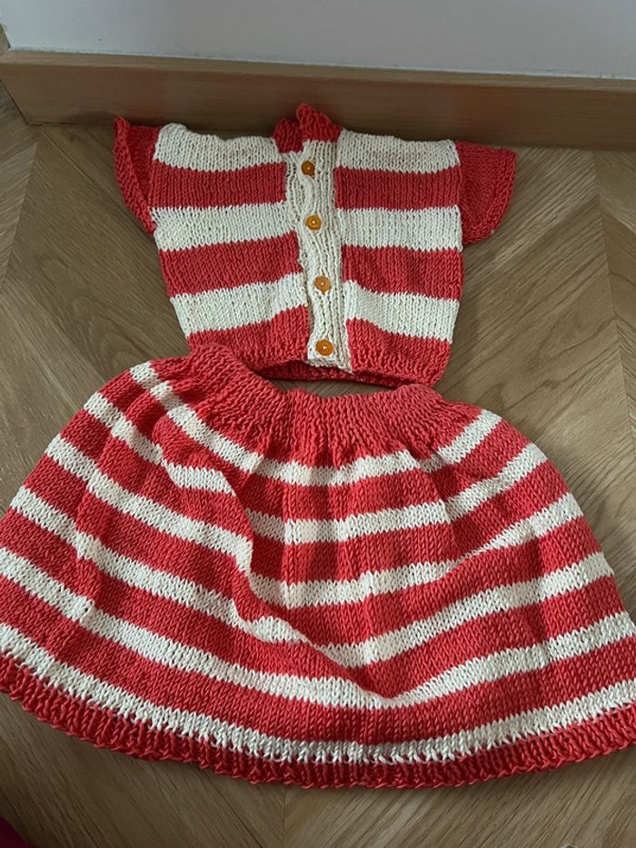 Vêtement bébé tricot - photo numéro 2