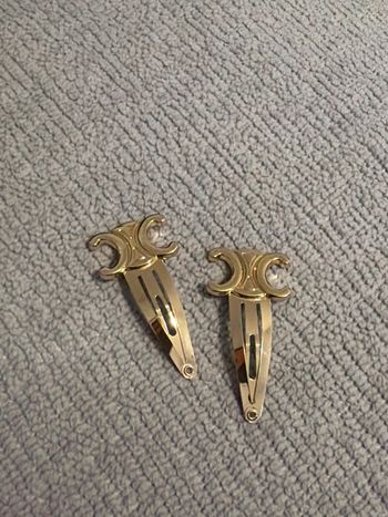 Lot barrettes Celine