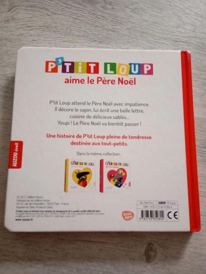 Livre p tit loup aime le pere Noël - photo numéro 2