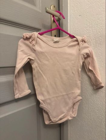 Body manches longues h&m 4/6 mois 