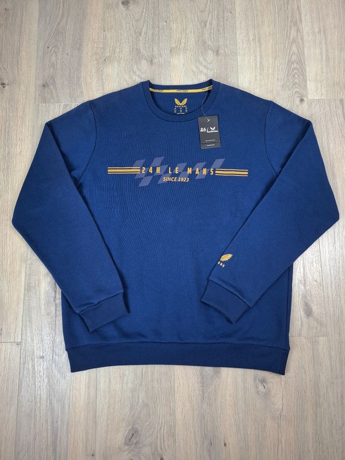 Sweat – Pull – Sweatshirt – Jumper – Castore – 24h Le Mans – Bleu Marine – Homme – Taille 2XL – Neuf - photo numéro 2