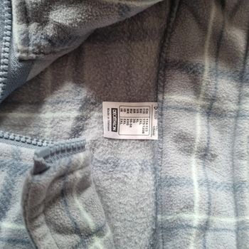 Veste polaire 2xl Décathlon bleu a carreaux