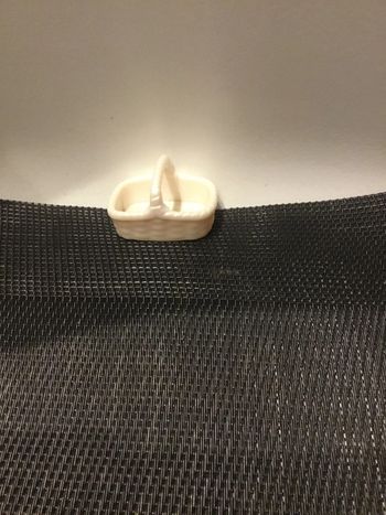 Playmobil panier en osier avec anse blanc nacré pièces détachées