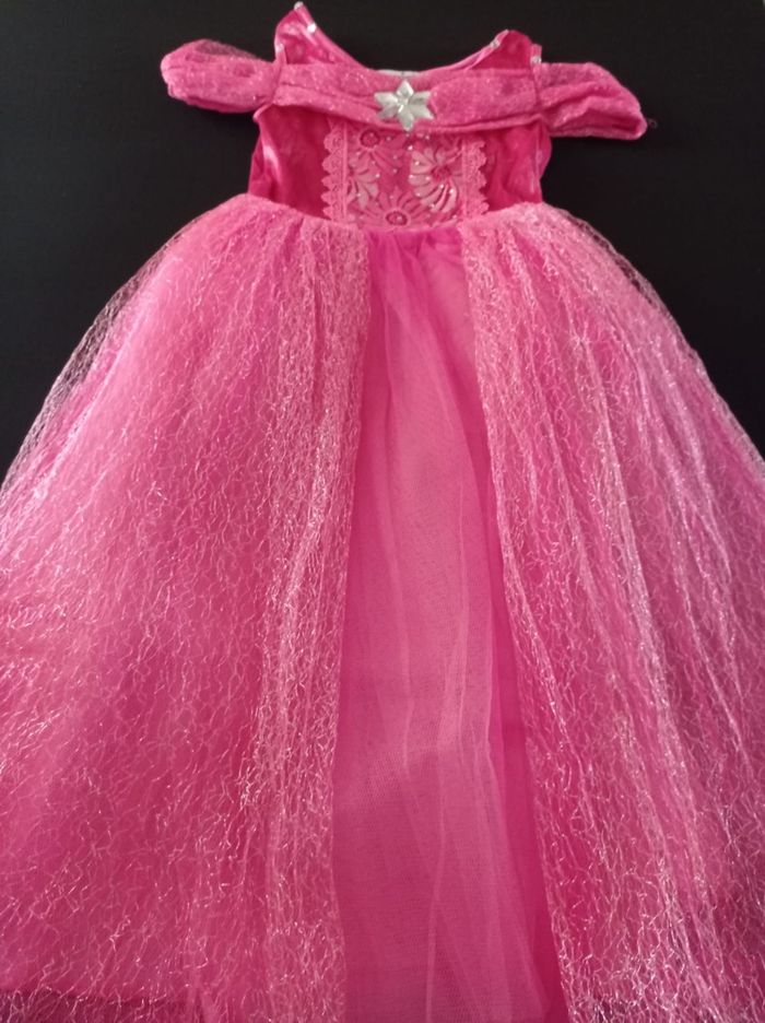 Déguisement robe princesse rose papillon 5-6ans - photo numéro 6