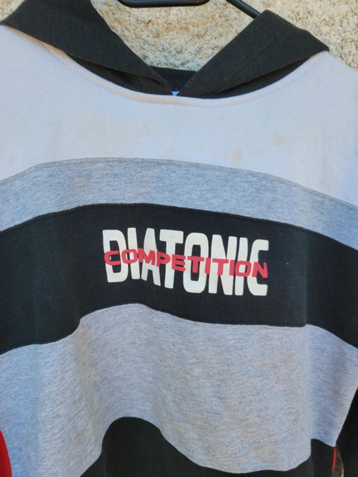 Sweat à capuche diatonique compétition vintage Y2K - photo numéro 2