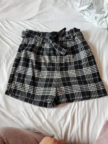 Mini short à carreaux
