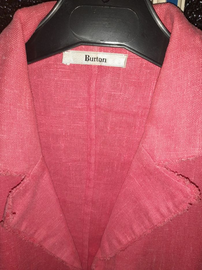 Jolie veste en lin burton - photo numéro 2