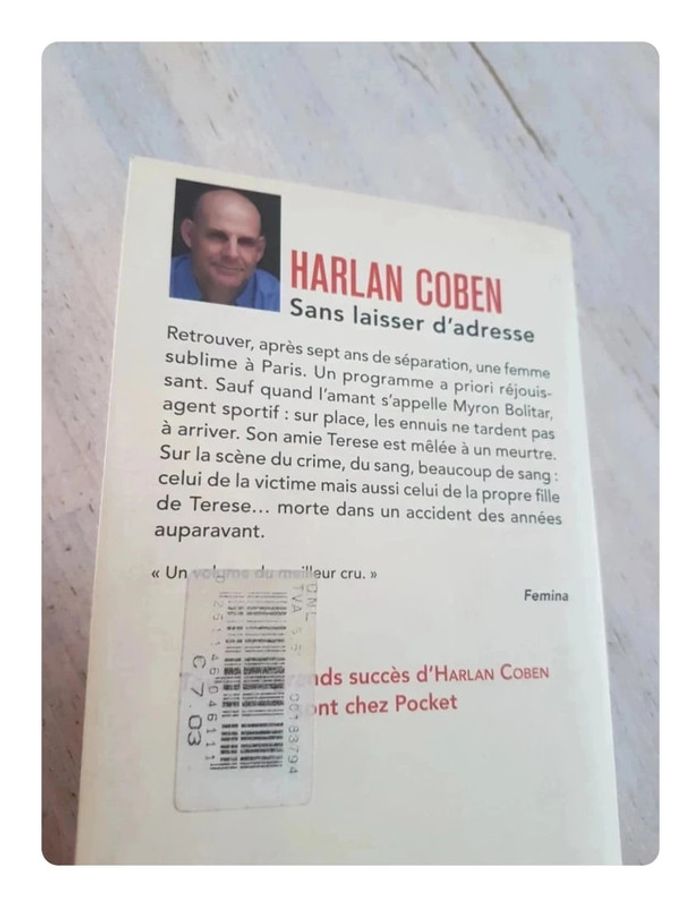 Harlan Coben. Sans laisser d'adresse. - photo numéro 3