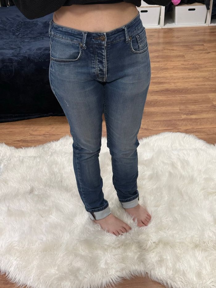 Jean Devred homme – Coupe droite / New Slim – Bleu