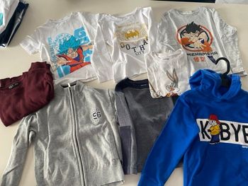 Lot sweat-shirt t-shirt gilet 