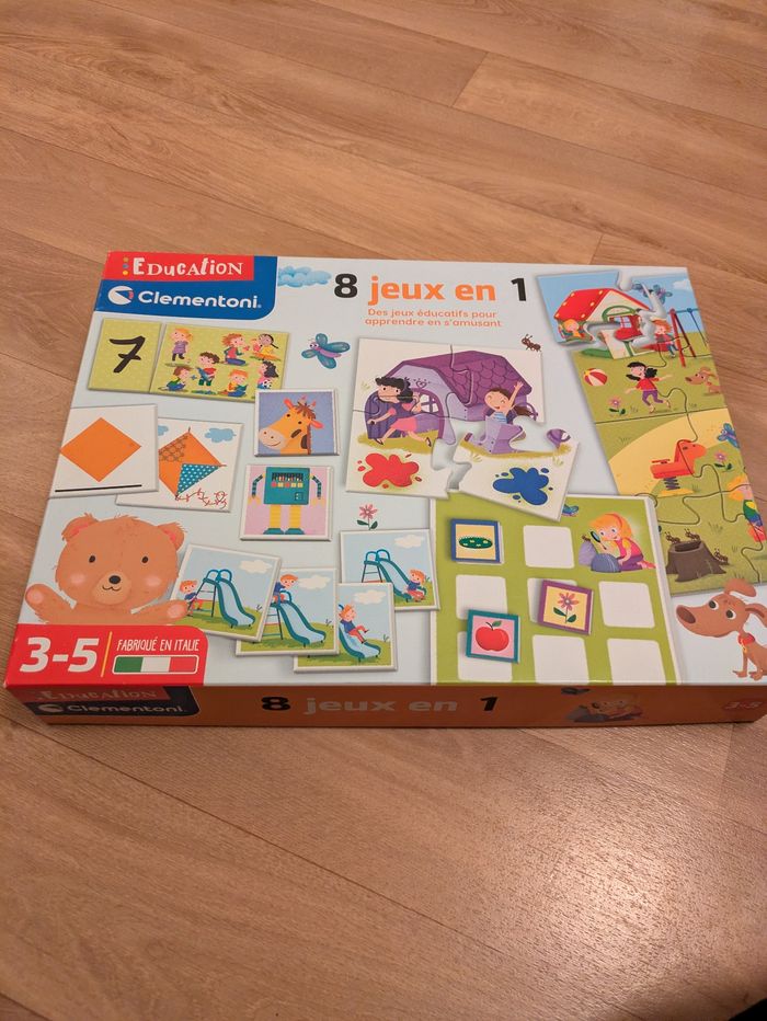 Coffret éducatif 8 jeux en 1