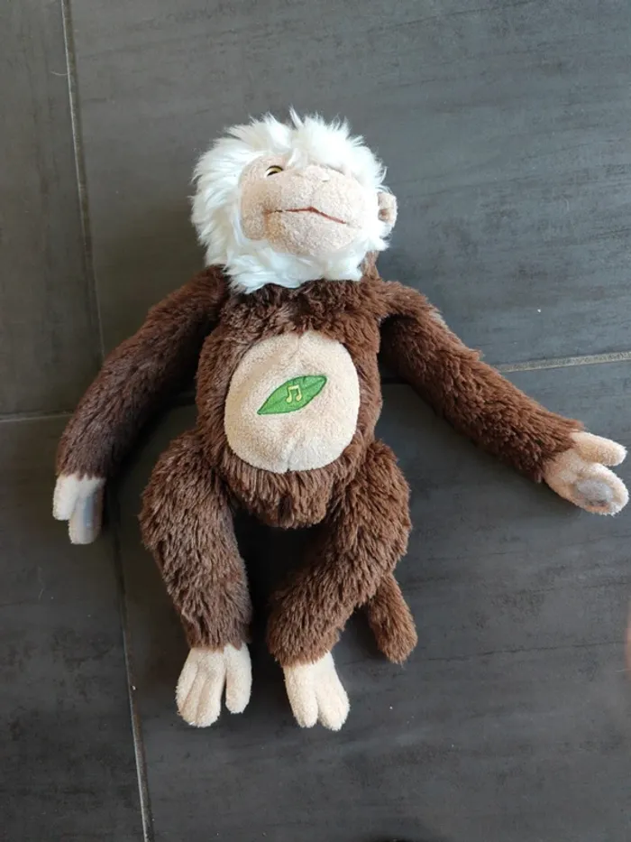Peluche musical  Singe